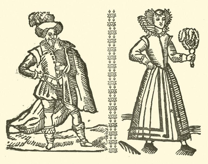 Illustration till The Roxburghe Ballads (träsnitt) av (after) English School