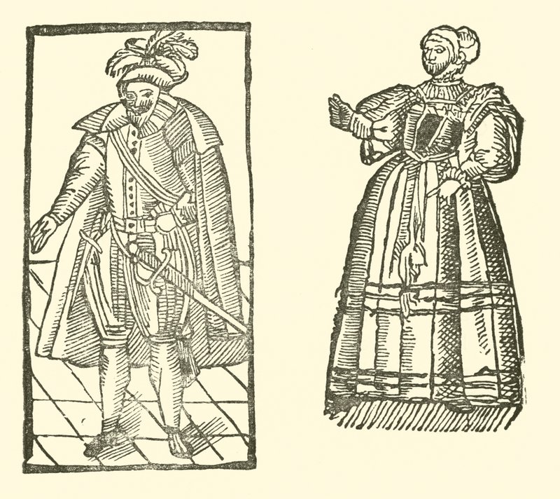 Illustration till The Roxburghe Ballads (träsnitt) av (after) English School