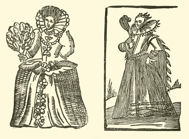 Illustration till The Roxburghe Ballads (träsnitt) av (after) English School