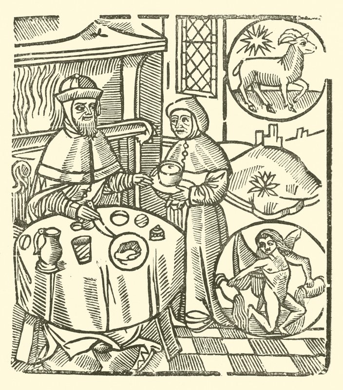 Illustration till The Roxburghe Ballads (träsnitt) av (after) English School