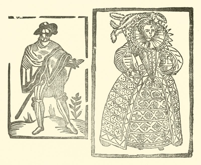 Illustration till The Roxburghe Ballads (träsnitt) av (after) English School