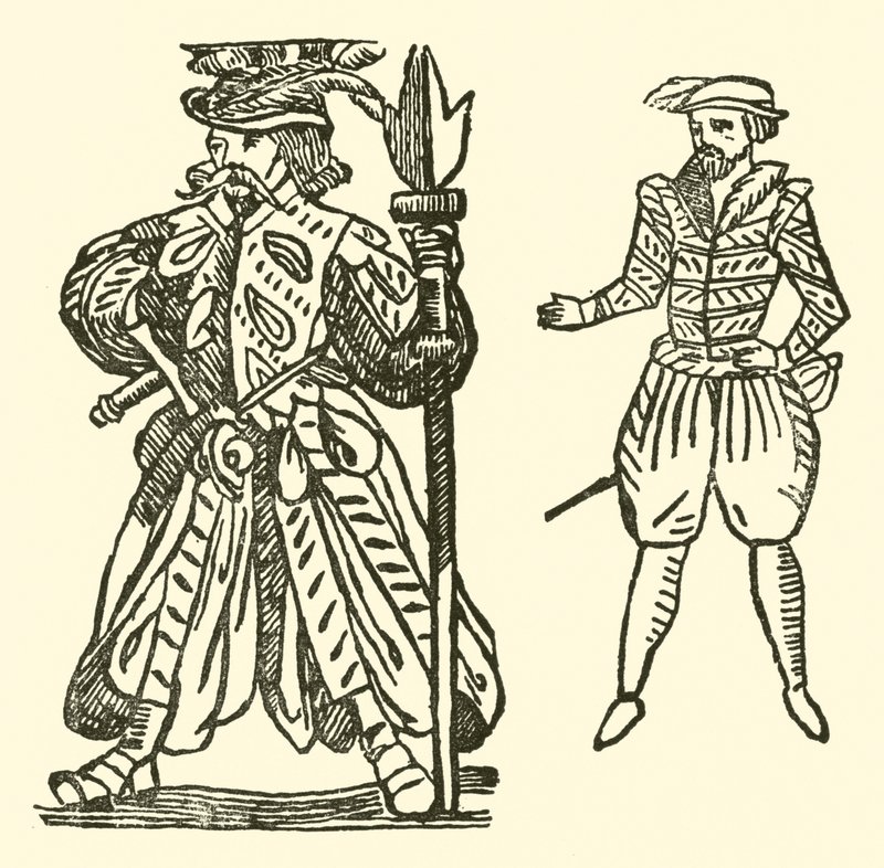 Illustration till The Roxburghe Ballads (träsnitt) av (after) English School