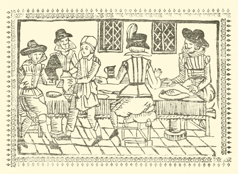 Illustration till The Roxburghe Ballads (träsnitt) av (after) English School