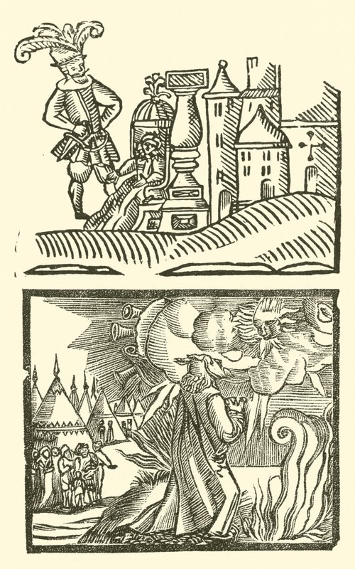 Illustration till The Roxburghe Ballads (träsnitt) av (after) English School