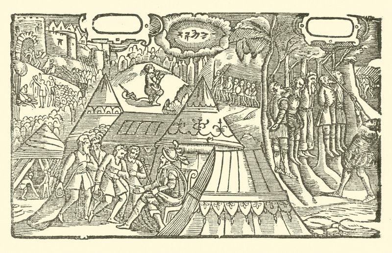 Illustration till The Roxburghe Ballads (träsnitt) av (after) English School