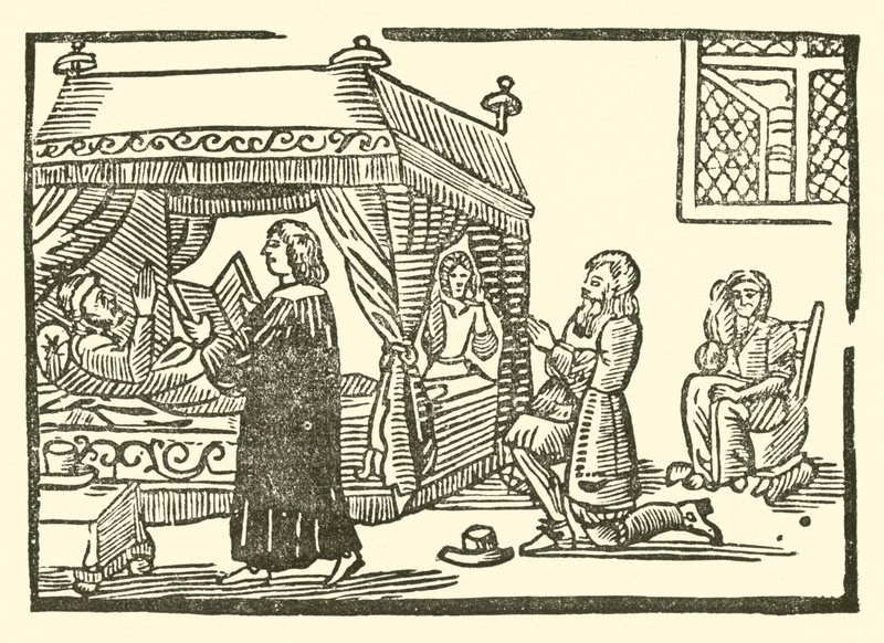 Illustration till The Roxburghe Ballads (träsnitt) av (after) English School