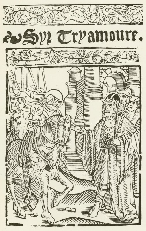 Sir Tryamoure (gravyr) av (after) English School