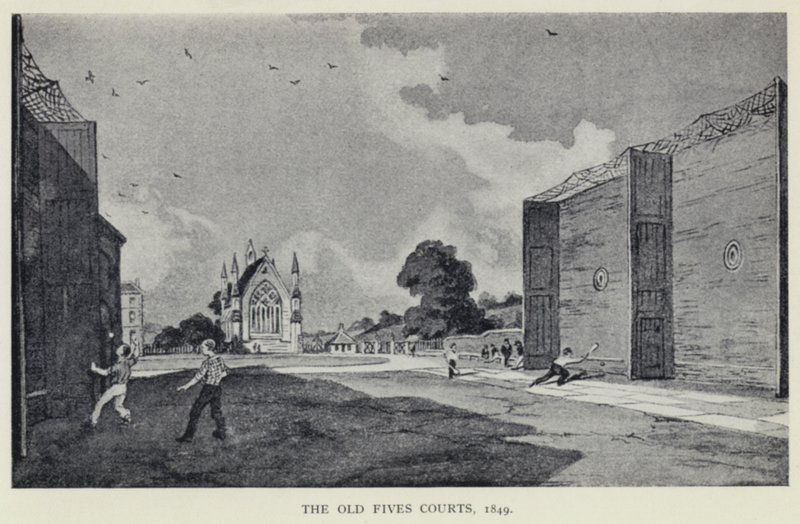 The Old Fives Courts av (after) English School