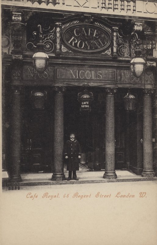 Cafe Royal, 68, Regent Street, London, West (s/v foto) av (after) English photographer