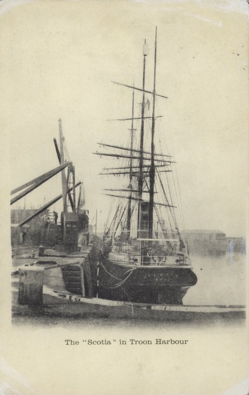 Scotia, Troon Harbor (s/v foto) av (after) English photographer