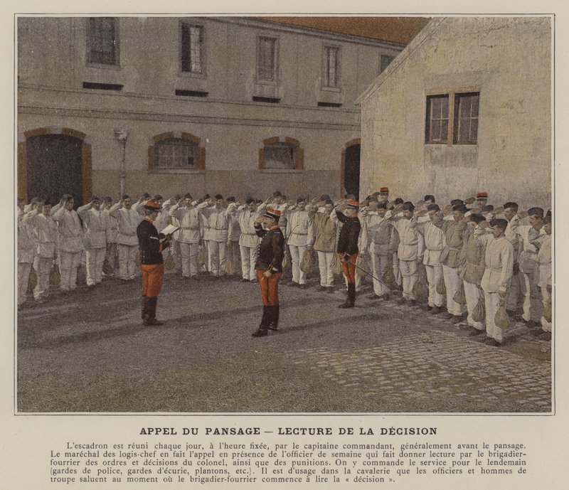 Call of the Pansage, läsning av beslutet (färgat foto) av (after) French Photographer