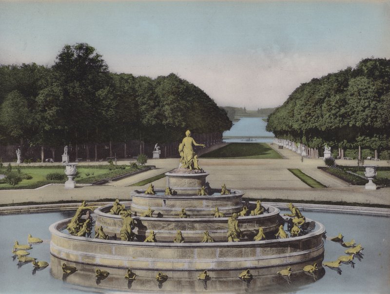 Latona Basin, Latona Basin (färgad bild) av (after) French Photographer