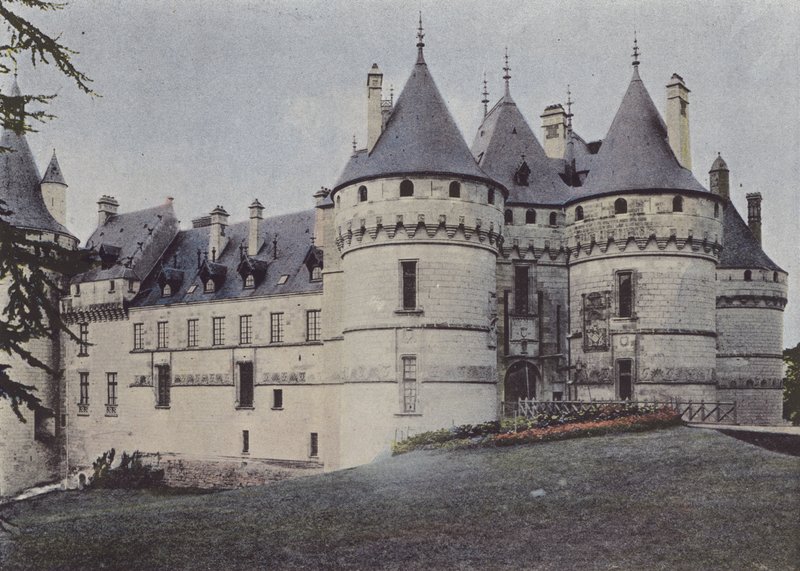 Chateau de Chaumont (färgad bild) av (after) French Photographer