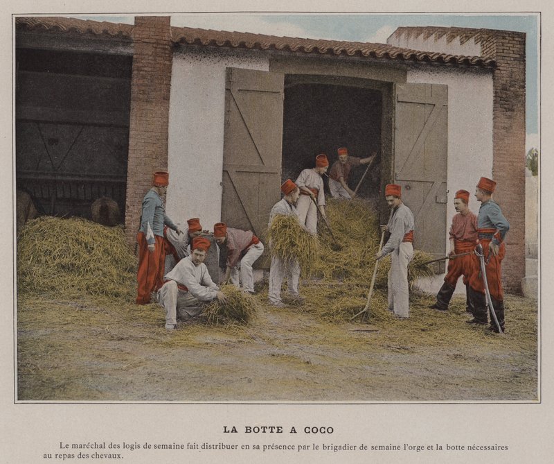 La Botte a Coco (färgad bild) av (after) French Photographer