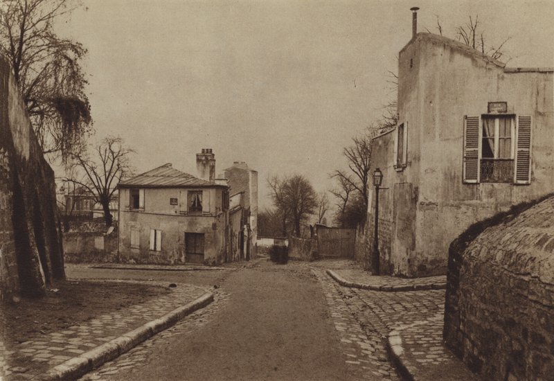 Rue Cortot och rue de l