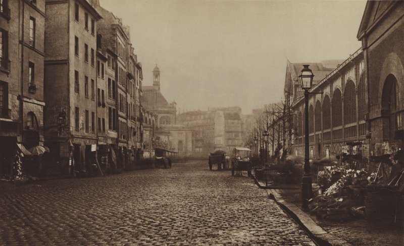 Rue de la Tonnellerie, i Les Halles (s/v foto) av (after) French Photographer