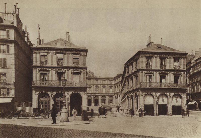 Det gamla Gare Saint-Lazare (s/v foto) av (after) French Photographer