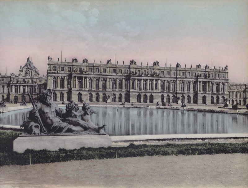 The Castle, View on the Park, The Castle, View on the Park (färgad bild) av (after) French Photographer