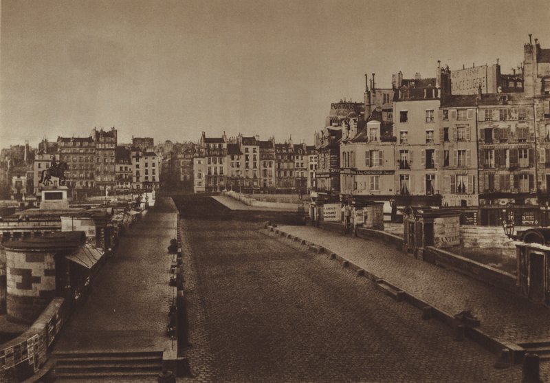Pont-Neuf 1852 (s/v foto) av (after) French Photographer