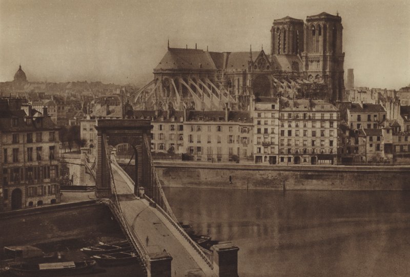 Louis-Philippe-bron mot Cite (s/v foto) av (after) French Photographer