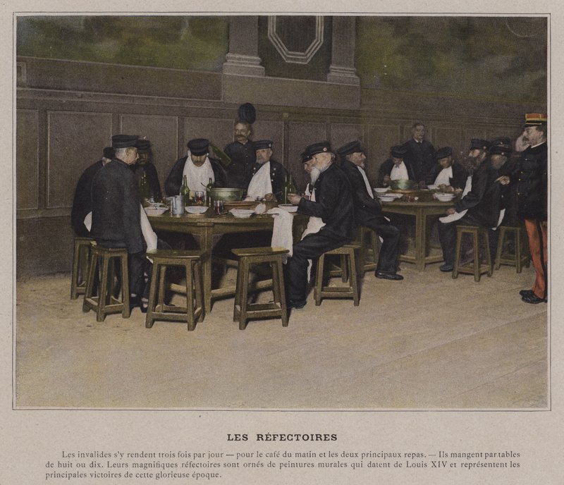 The Refectories (färgad bild) av (after) French Photographer