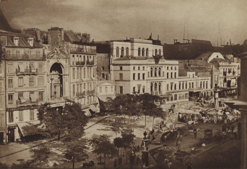 Teatrarna i "Boulevard du Crime" (s/v foto) av (after) French Photographer