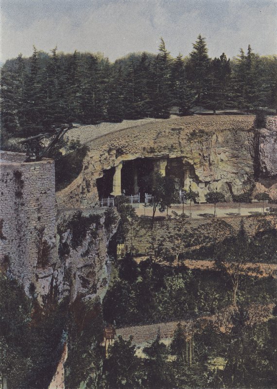 Roc-Amadour, Crypt of Saint-Amadour (färgad bild) av (after) French Photographer