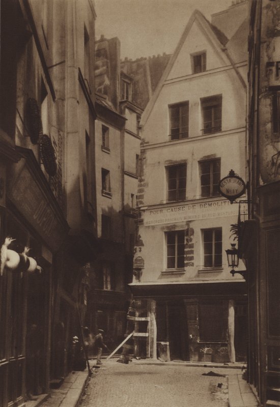 Rue Pirouette och Rue Mondetour (s/v foto) av (after) French Photographer
