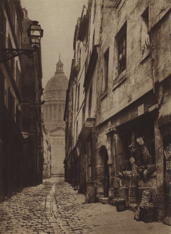 Rue des Carmes och Rue Valette (s/v foto) av (after) French Photographer