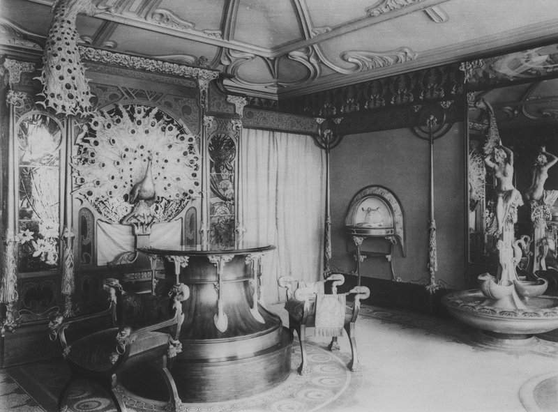 Juveleraren Fouquets butik 1900 (s/v foto) av (after) French Photographer