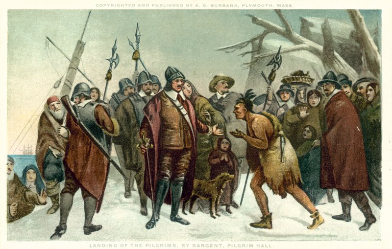 Pilgrimsfädernas landning av American School