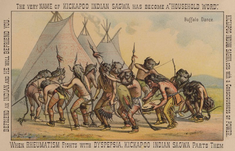 Indians buffeldans av American School