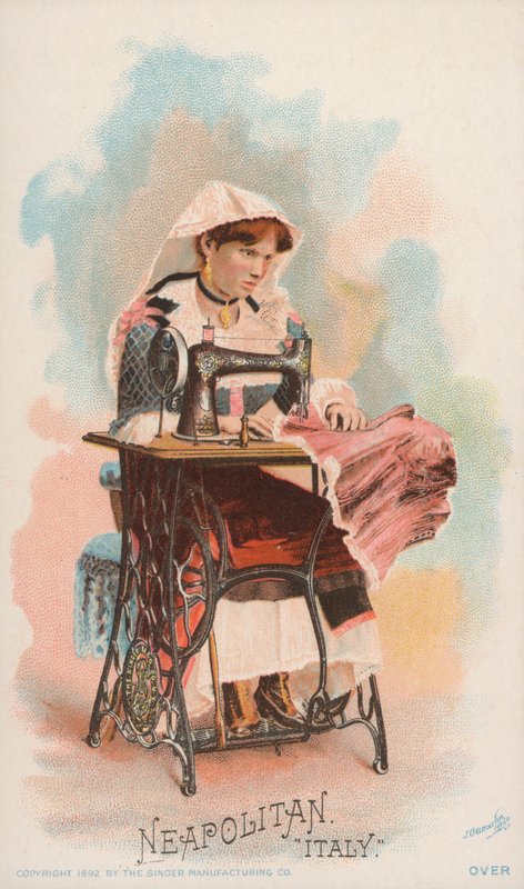 Symaskin, Napolitansk, Italien av American School