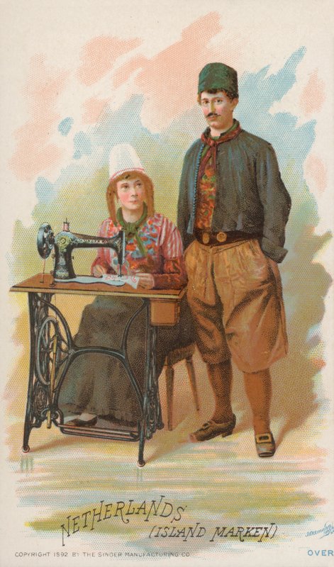 Symaskin, Nederländerna, Island Marken av American School