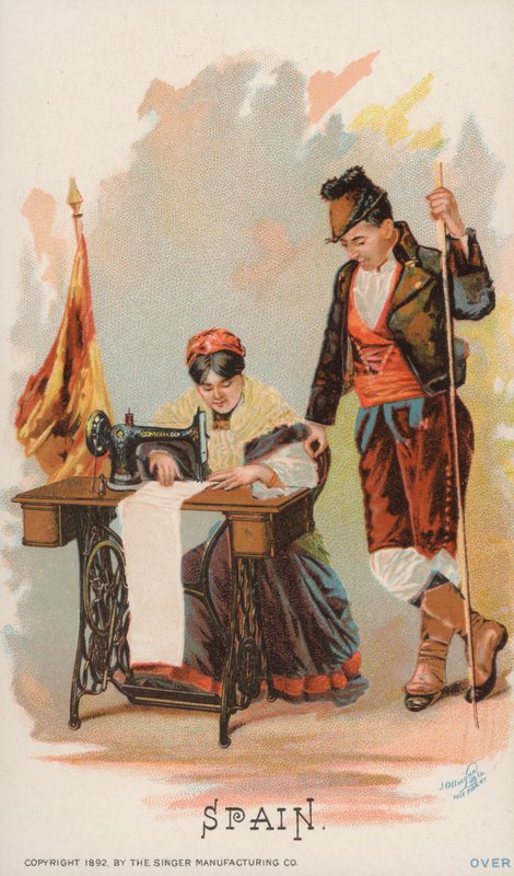 Symaskin, Spanien av American School