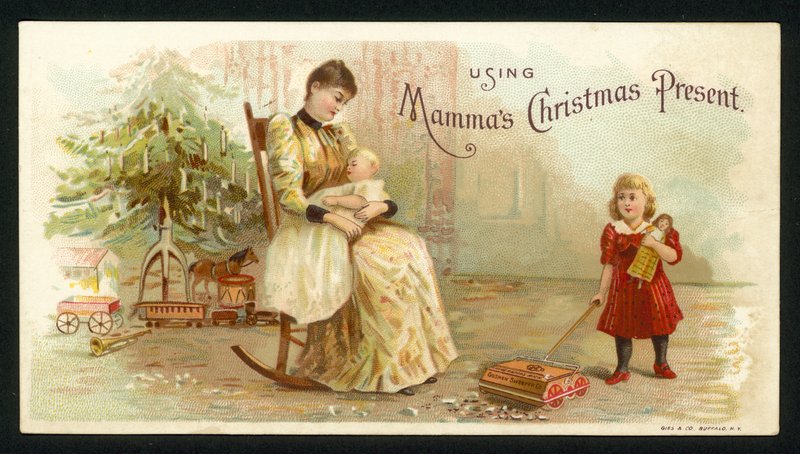 Använder mammas julklapp av American School