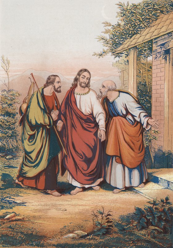 Kristus, Johannes och Petrus av English School