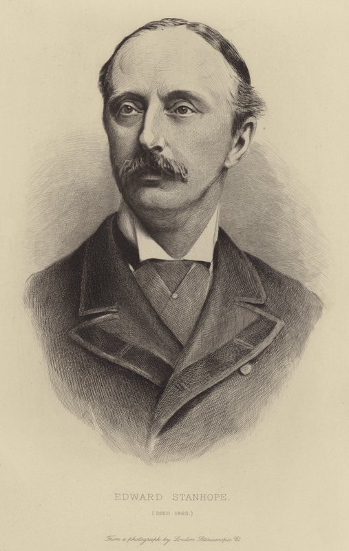 Edward Stanhope, död 1893 av English School