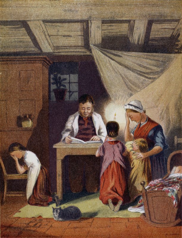 Familjekvällsbön av English School