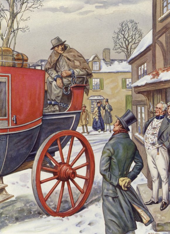 George Loveless, Tolpuddle-martyr, på bussen i Salisbury av English School