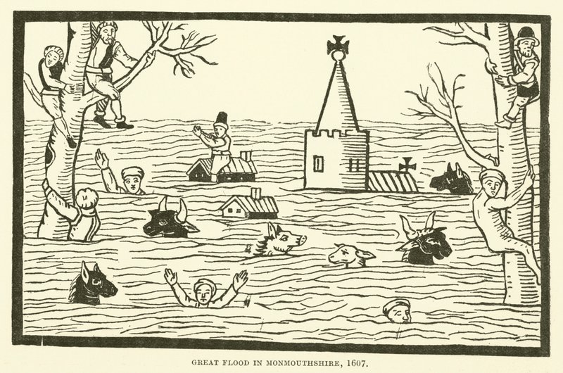 Stor översvämning i Monmouthshire, 1607 av English School