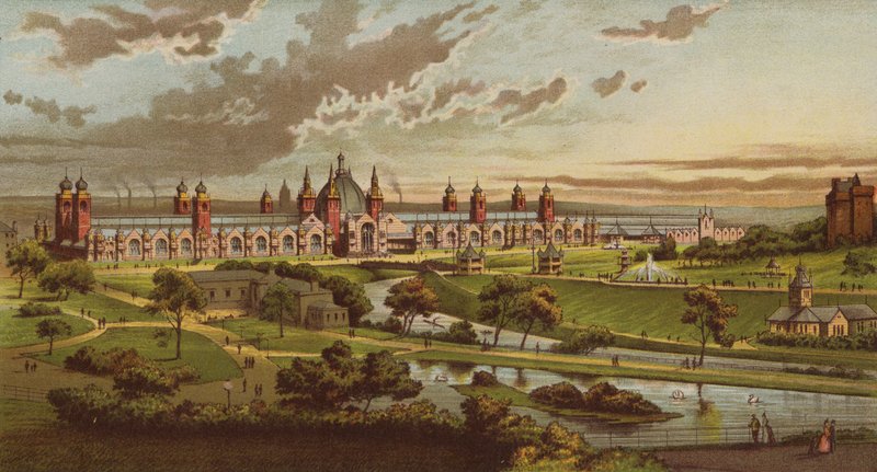 Internationell utställning för industri, vetenskap och konst, Glasgow, 1888 av English School