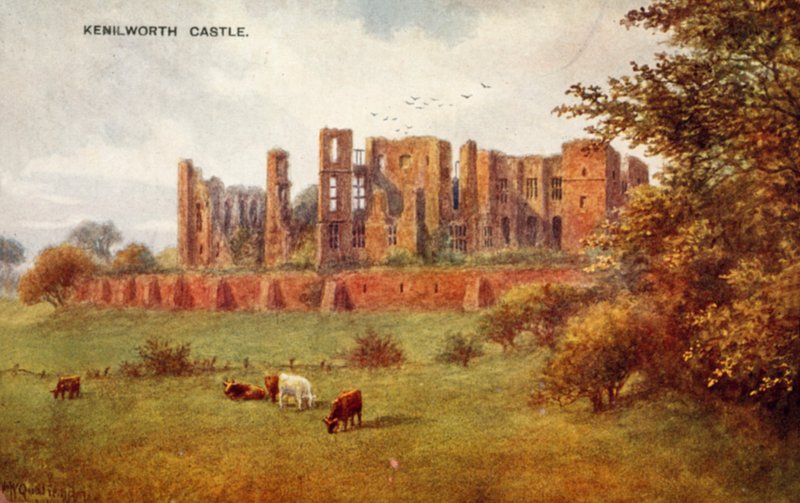 Kenilworth slott av English School