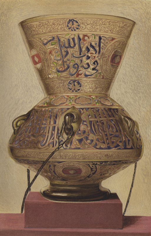 Lampa för en moské, arabisk, 1300-tal av English School