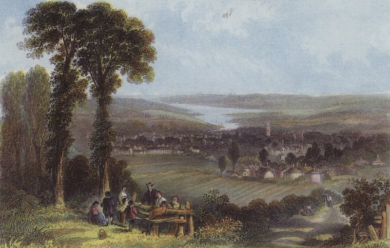 Newport och Medinadalen av English School