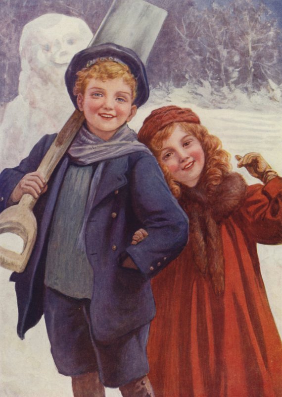 Vår snögubbe av English School