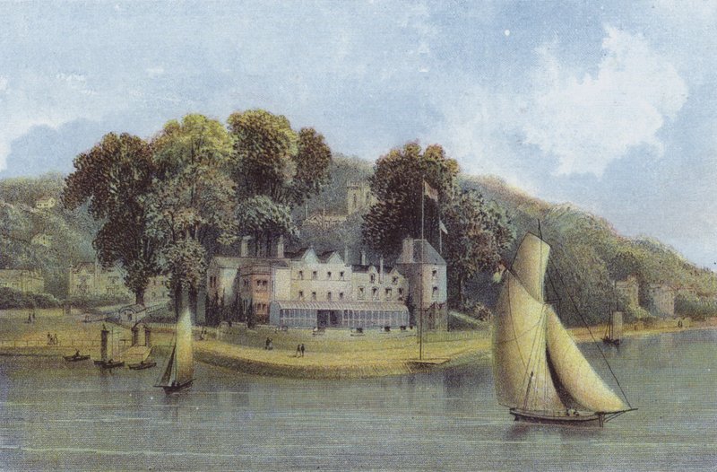 Parad och klubbhus, West Cowes av English School
