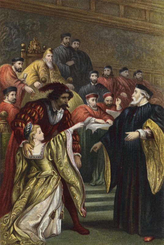 Shakespeare, Othello, akt I, scen 3 av English School