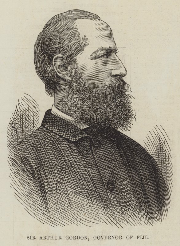 Sir Arthur Gordon, guvernör i Fiji av English School