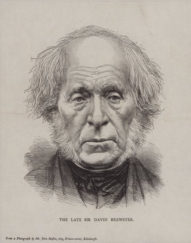 Sir David Brewster, skotsk fysiker, matematiker och astronom av English School